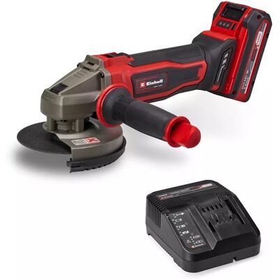 EINHELL Meuleuse d’angle sans fil - TE-AG 18/125-2 Li (1 x 4,0 Ah) - 18V - Ø125 mm - Publicité EINHELL Meuleuse d’angle sans fil - TE-AG 18/125-2 Li (1 x 4,0 Ah) - 18V - Ø125 mm - Publicité