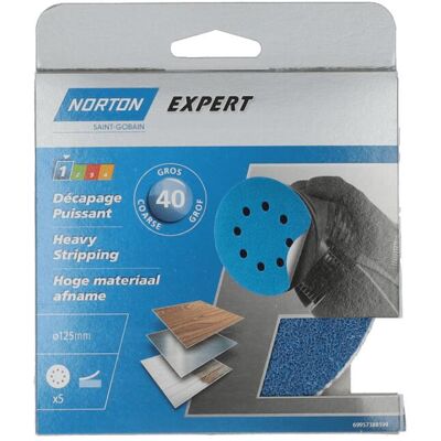 Symantec Lot de 5 disques abrasifs ,NORTON grain 40 - Publicité Symantec Lot de 5 disques abrasifs ,NORTON grain 40 - Publicité