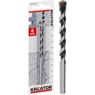 Mèche en carbure KREATOR - Diamètre 12x150mm - Publicité Mèche en carbure KREATOR - Diamètre 12x150mm - Publicité