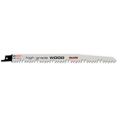 Ensemble de 2 lames de scie sabre 230mm Kreator - Publicité Ensemble de 2 lames de scie sabre 230mm Kreator - Publicité