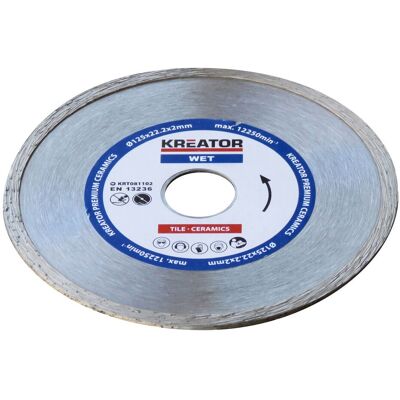 KREATOR Modèle 22,2 mm Disque Diamant Carrelage - Outil de Coupe - Publicité KREATOR Modèle 22,2 mm Disque Diamant Carrelage - Outil de Coupe - Publicité