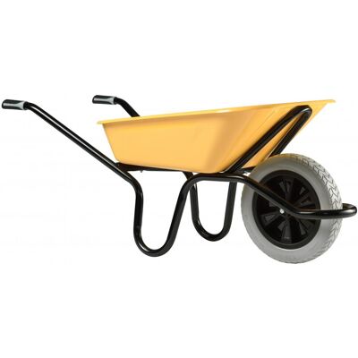 HAEMMERLIN Brouette Bâti Plus 100 L peinte - roue increvable Ø 400 mm - Publicité HAEMMERLIN Brouette Bâti Plus 100 L peinte - roue increvable Ø 400 mm - Publicité