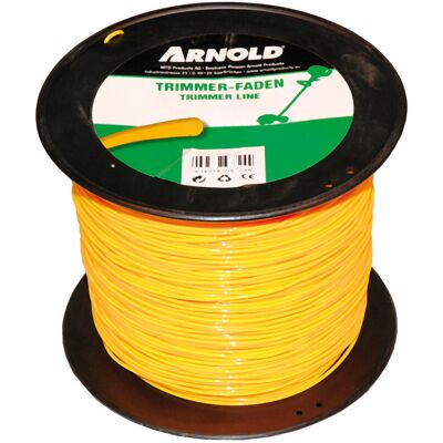 Arnold Fil de coupe-bordure rond en nylon 2,4 mm × 246 m - Publicité Arnold Fil de coupe-bordure rond en nylon 2,4 mm × 246 m - Publicité