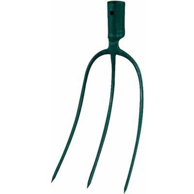 Leborgne Fourche à foin douille 3 dents - 30 cm - sans manche - Publicité Leborgne Fourche à foin douille 3 dents - 30 cm - sans manche - Publicité