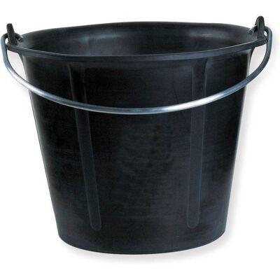 Seau de maçon 20 l polyéthylène noir MONDELIN - Publicité Seau de maçon 20 l polyéthylène noir MONDELIN - Publicité