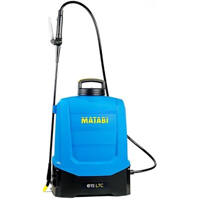 Pulvérisateur électrique à dos - Matabi E15 LTC - 15 L - Batterie Lithium vendue séparément - Publicité Pulvérisateur électrique à dos - Matabi E15 LTC - 15 L - Batterie Lithium vendue séparément - Publicité