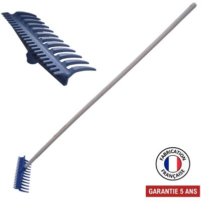 PERRIN Râteau réversible 12/22 dents nylon renforcé fibre de verre - manche 165 cm PEFC - Publicité PERRIN Râteau réversible 12/22 dents nylon renforcé fibre de verre - manche 165 cm PEFC - Publicité