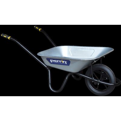 PERRIN Brouette Dynamic roue pleine - caisse galvanisée - usage chantier - Publicité PERRIN Brouette Dynamic roue pleine - caisse galvanisée - usage chantier - Publicité