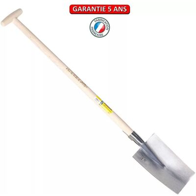 PERRIN Louchet Senlis de 28 cm - emmanché béquille tournée 91 cm - Publicité PERRIN Louchet Senlis de 28 cm - emmanché béquille tournée 91 cm - Publicité