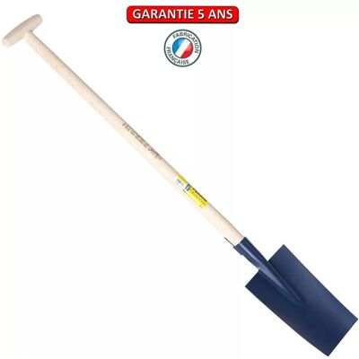 PERRIN Louchet Senlis peint 30 cm - manche béquille tournée 100 cm - Publicité PERRIN Louchet Senlis peint 30 cm - manche béquille tournée 100 cm - Publicité