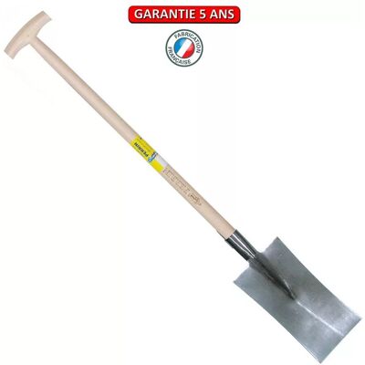 PERRIN Louchet Nord de 32 cm - manche béquille fraisée 95 cm - Publicité PERRIN Louchet Nord de 32 cm - manche béquille fraisée 95 cm - Publicité