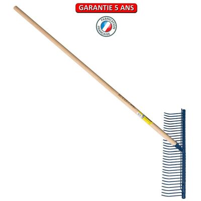 Râteau à gazon 32 dents - Outil de jardin - Publicité Râteau à gazon 32 dents - Outil de jardin - Publicité