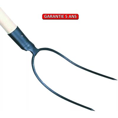 PERRIN Fourche a balle à douille 2 dents sans manche - Publicité PERRIN Fourche a balle à douille 2 dents sans manche - Publicité
