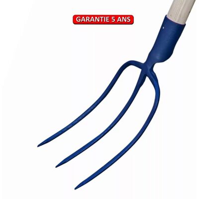 PERRIN Fourche a balle à douille 3 dents sans manche - Publicité PERRIN Fourche a balle à douille 3 dents sans manche - Publicité