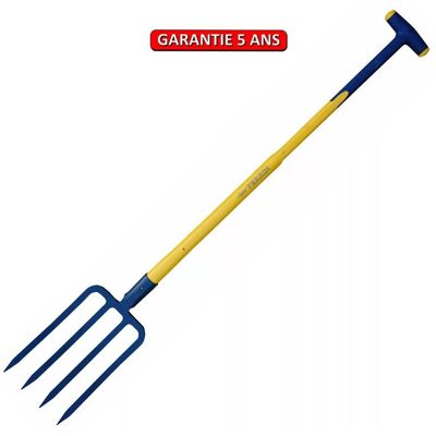 Outils Perrin - Fourche à bêcher avec 4 dents 29cm manche - Outil de jardin - Publicité Outils Perrin - Fourche à bêcher avec 4 dents 29cm manche - Outil de jardin - Publicité