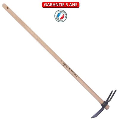 PERRIN Serfouette panne & fourche forgée manche 100cm - Gris algue - Publicité PERRIN Serfouette panne & fourche forgée manche 100cm - Gris algue - Publicité