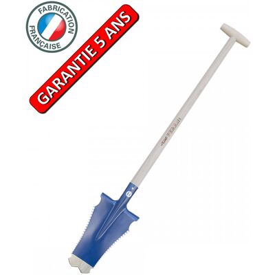 PERRIN Bêche Caïman Pro 33 cm - manche béquille PEFC - coupe racines - Publicité PERRIN Bêche Caïman Pro 33 cm - manche béquille PEFC - coupe racines - Publicité