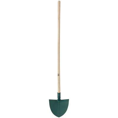 Leborgne Pelle forgée entreprise 27 cm manche bois PEFC 130 cm - hauteur 29 cm pour chantier et jardin - Publicité Leborgne Pelle forgée entreprise 27 cm manche bois PEFC 130 cm - hauteur 29 cm pour chantier et jardin - Publicité
