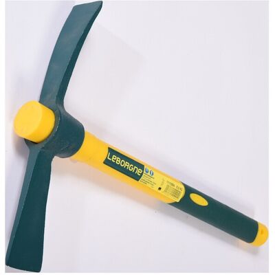 Leborgne Pioche alcotana panne et hache 37 cm - acier forgé trempé avec manche Novagrip - Publicité Leborgne Pioche alcotana panne et hache 37 cm - acier forgé trempé avec manche Novagrip - Publicité