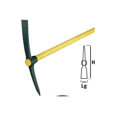 LEBORNE Modèle 50200 - Piochon à Douille Ronde pour Jardinage & Construction - Publicité LEBORNE Modèle 50200 - Piochon à Douille Ronde pour Jardinage & Construction - Publicité