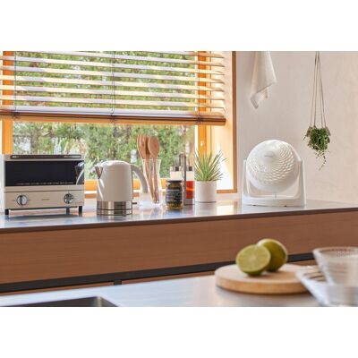 IRIS Ventilateur à poser, OHYAMA, Pcf-he18 w blanc 31 W, D25 cm - Publicité IRIS Ventilateur à poser, OHYAMA, Pcf-he18 w blanc 31 W, D25 cm - Publicité
