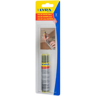 Etui de 12 mines LYRA DRY graphite 2B - Publicité Etui de 12 mines LYRA DRY graphite 2B - Publicité