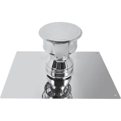 Joncoux Kit de finition haut de conduit - modèle Apollo - Pour Poêle à Pellets - Inox - Ø100 350/500 - Publicité Joncoux Kit de finition haut de conduit - modèle Apollo - Pour Poêle à Pellets - Inox - Ø100 350/500 - Publicité