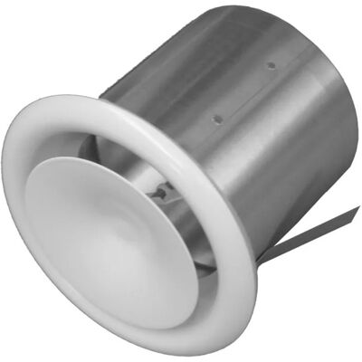 Joncoux Bouche de soufflage réglable avec manchette Placo - Ø100 mm - Publicité Joncoux Bouche de soufflage réglable avec manchette Placo - Ø100 mm - Publicité