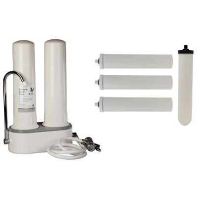 Doulton - DUO HCP Anti Nitrates - Ensemble de cartouches - Publicité Doulton - DUO HCP Anti Nitrates - Ensemble de cartouches - Publicité