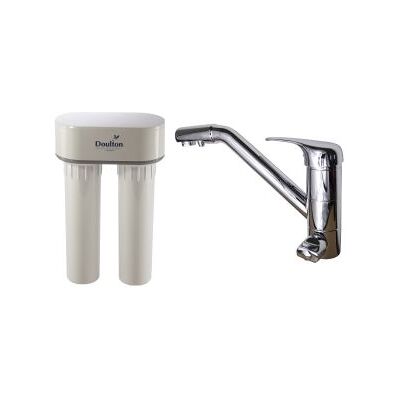 Doulton - DUO - Calcaire - Robinet 3 voies - Purificateur d'eau - Publicité Doulton - DUO - Calcaire - Robinet 3 voies - Purificateur d'eau - Publicité