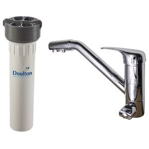 DOULTON [PACK] Purificateur d'eau Doulton HIP + Mitigeur 3 voies CLASSIQUE brillant