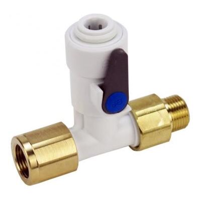 Doulton - F3/8 x M3/8 x PF3/8 - Raccord T - Publicité Doulton - F3/8 x M3/8 x PF3/8 - Raccord T - Publicité