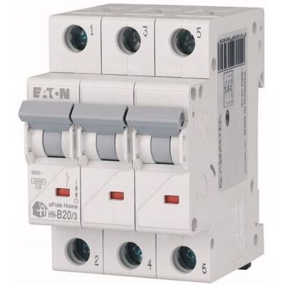 EATON Disjoncteur de surintensité B 20A 3P 6kA - Publicité EATON Disjoncteur de surintensité B 20A 3P 6kA - Publicité