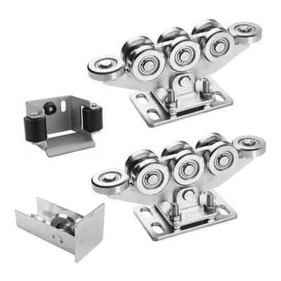 PSG Kit de chariots 8 galets pour portails coulissants autoportants + accessoires KIT pour rail 80 - Publicité PSG Kit de chariots 8 galets pour portails coulissants autoportants + accessoires KIT pour rail 80 - Publicité