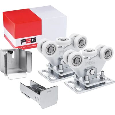 PSG Kit de chariots à 5 galets en plastique pour portails coulissants autoportants avec accessoires - Publicité PSG Kit de chariots à 5 galets en plastique pour portails coulissants autoportants avec accessoires - Publicité