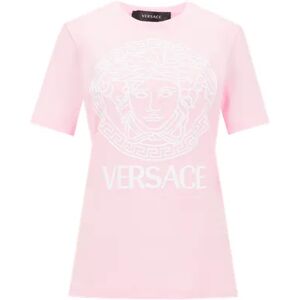 Versace T-shirt Medusa en coton Rose 46 femme - Publicité