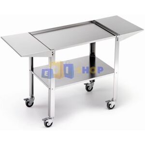 OMPAGRILL Barbecue Chariot pour plaques en acier inoxydable 70 x 40 cm Made in Italy - Publicité OMPAGRILL Barbecue Chariot pour plaques en acier inoxydable 70 x 40 cm Made in Italy - Publicité