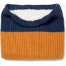 Echarpe snood bicolore doublée sherpa garçon - TU - bleu standard - GEMO bleu standard