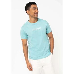 Tee-shirt homme a manches courtes a motif estival - XXXL - bleu - GEMO bleu