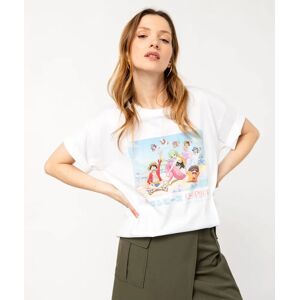 Tee-shirt manches courtes imprimé femme - One Piece - S