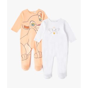 Gémo Pyjama dors-bien en jersey imprimé bébé - Disney ecru 1M,3M,6M,9M,12M,18M,24M,36M Bébé - Publicité