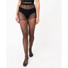 Collant fantaisie avec motifs coeurs femme - Dim Style - DIM noir standard