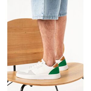 Baskets homme casual a lacets avec details colores - Chevignon - 40 - blanc - CHEVIGNON blanc