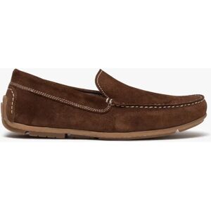 Mocassins homme unis en cuir velours - 42 - marron - URBAN STEPS G4G marron - Publicité