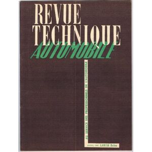 Revue Technique Automobiles, n° 36 : Lancia Belna et la