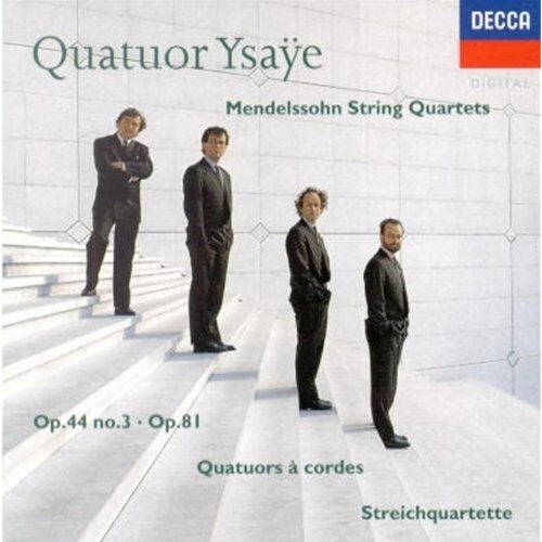 string quartets op 44 n 3,op 81 quatuor ysaye decca