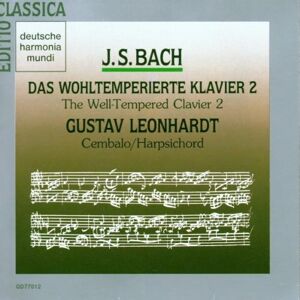 le clavier bien tempéré, 2ème livre johann sebastian bach deutch harmonia mundi