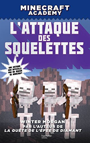 Minecraft academy. L'attaque des squelettes Winter Morgan Hachette romans