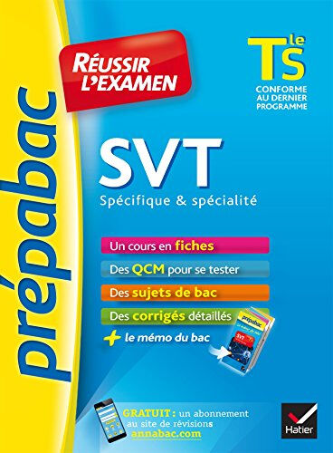 SVT terminale S enseignement spécifique et spécialité : réussir l'examen : nouveau programme  isabelle bednarek-maitrepierre, armelle lhuillery, arnaud mamique, bruno semelin Hatier