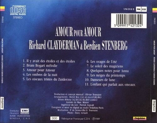 amour pour amour [import anglais] richard clayderman delancey street